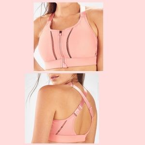 Fabletics Zoe Zip Front High Impact Sports Bra
